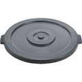 Global Industrial Flat Lid, Gray, Plastic 240459GY